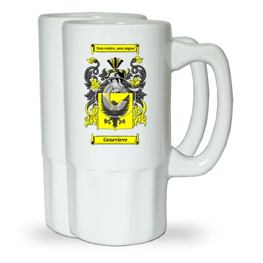 Genevieve Pair of Beer Steins