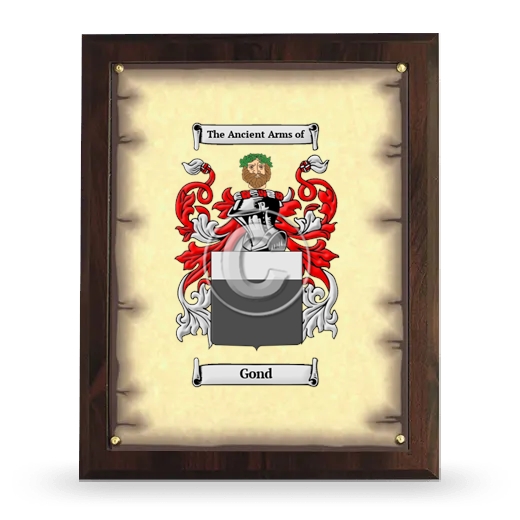 Gond Coat of Arms Plaque