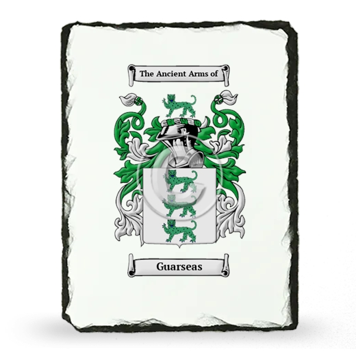 Guarseas Coat of Arms Slate