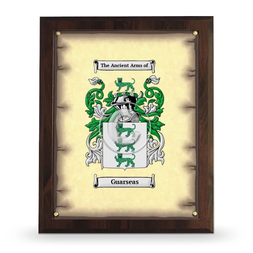 Guarseas Coat of Arms Plaque