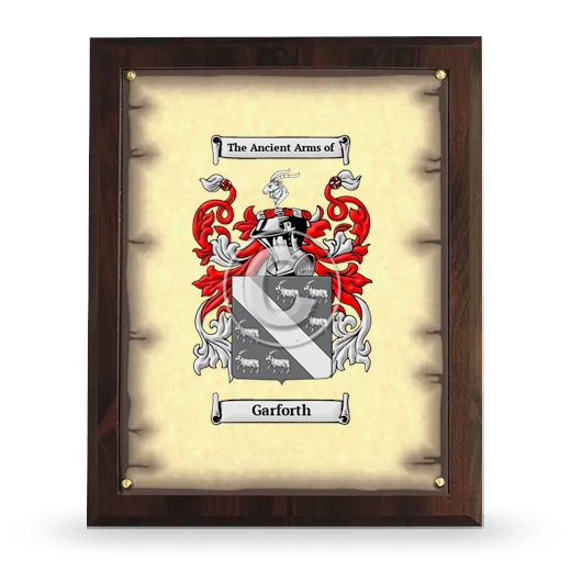 Garforth Coat of Arms Plaque