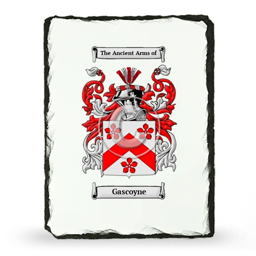 Gascoyne Coat of Arms Slate