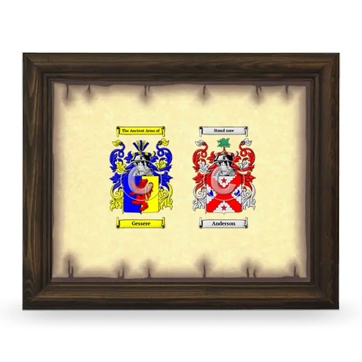 Anniversary Framed - Brown