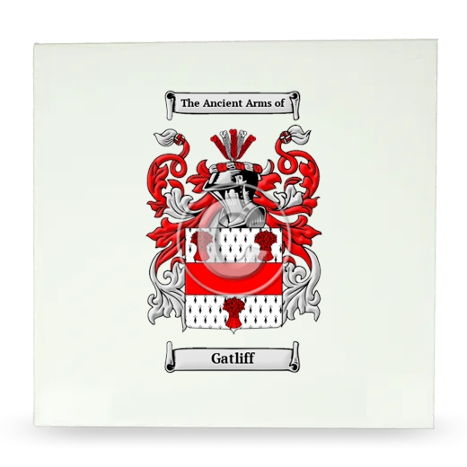 Gatliff Large Ceramic Tile with Coat of Arms