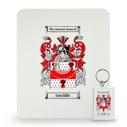 Getcliffe Mouse Pad and Keychain Combo Package