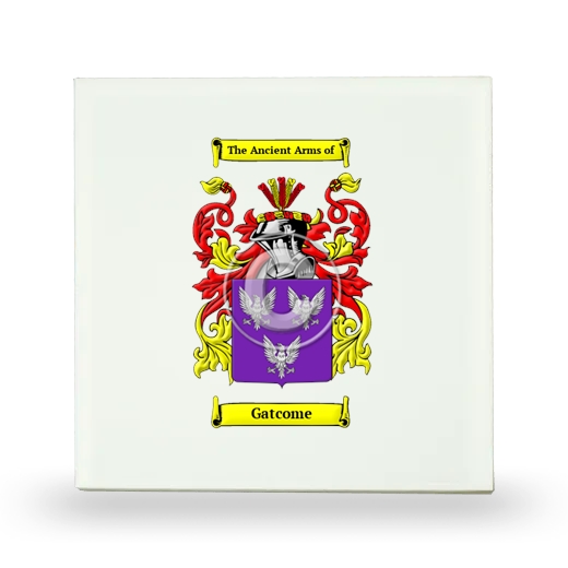 Gatcome Small Ceramic Tile with Coat of Arms