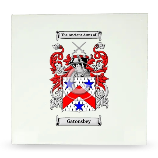 Gatonsbey Large Ceramic Tile with Coat of Arms