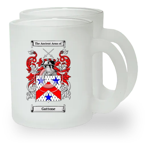 Gattone Pair of Frosted Glass Mugs