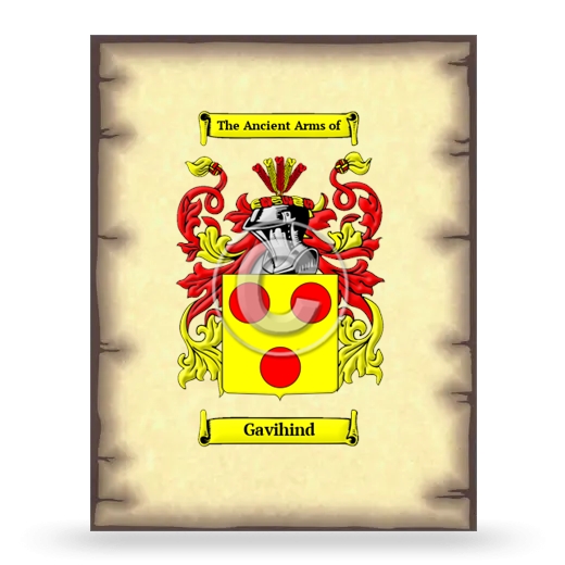 Gavihind Coat of Arms Print