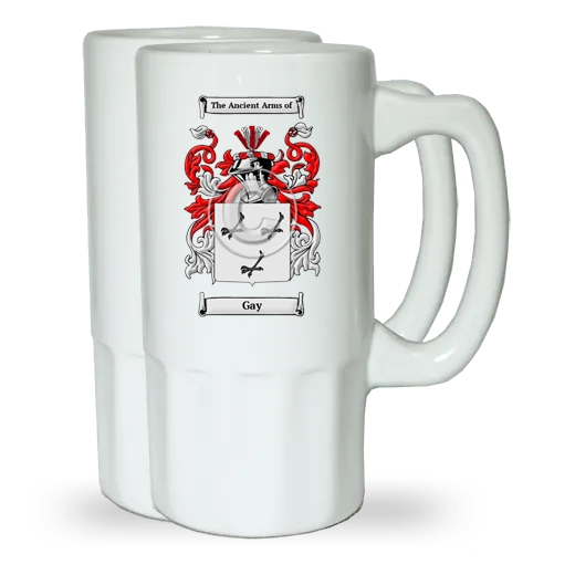 Gay Pair of Beer Steins