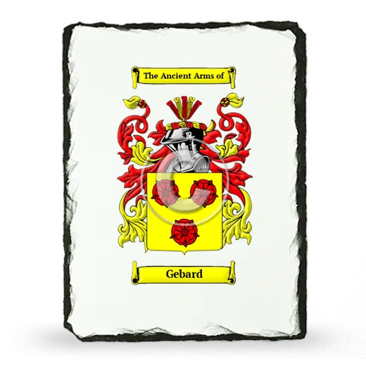 Gebard Coat of Arms Slate