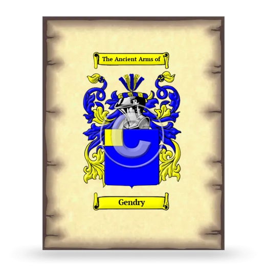 Gendry Coat of Arms Print