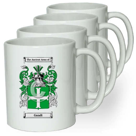 Gandt Coffee mugs (set of four)