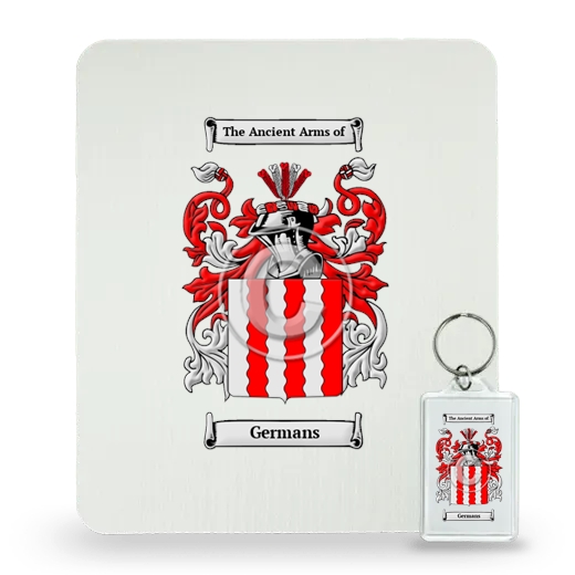 Germans Mouse Pad and Keychain Combo Package