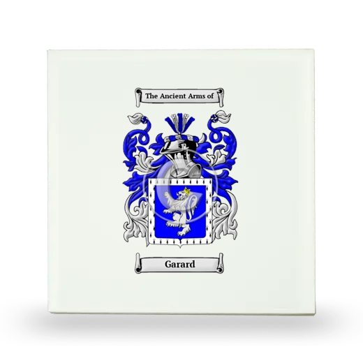 Garard Small Ceramic Tile with Coat of Arms