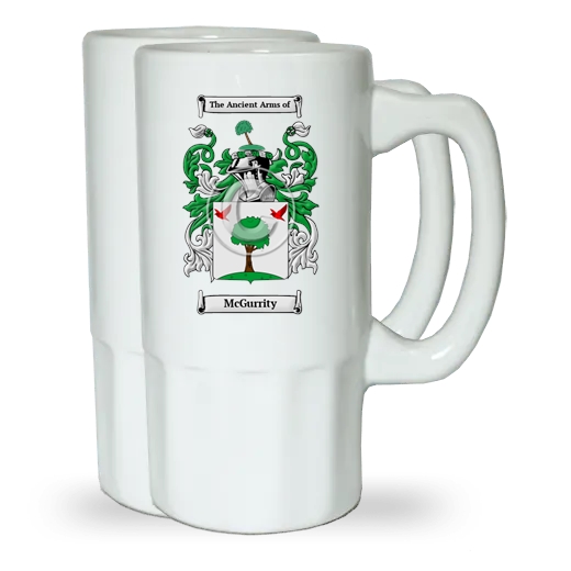 McGurrity Pair of Beer Steins