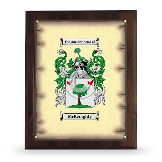 McKeraghty Coat of Arms Plaque