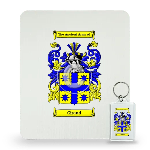 Giraud Mouse Pad and Keychain Combo Package