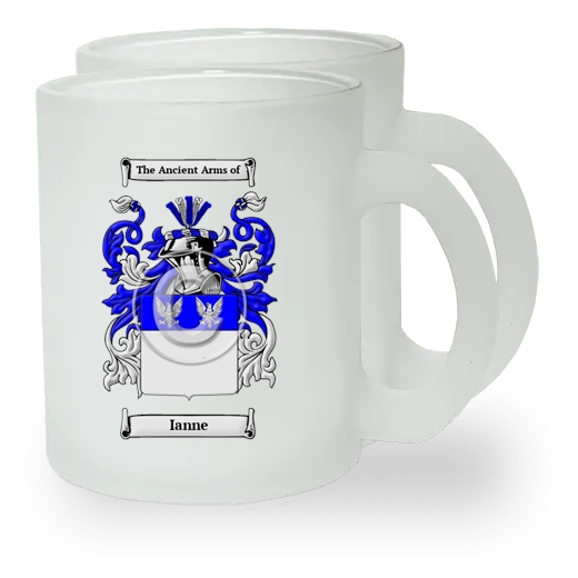 Ianne Pair of Frosted Glass Mugs