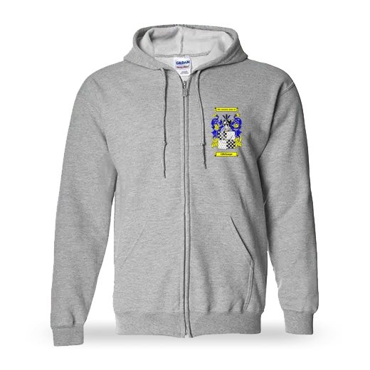 Gibthorpe Unisex Coat of Arms Zip Sweatshirt