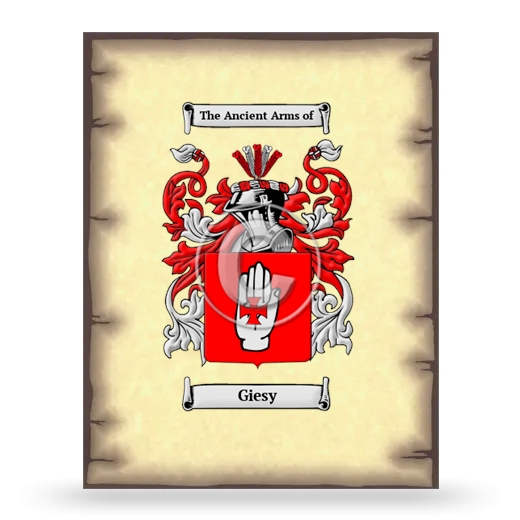 Giesy Coat of Arms Print