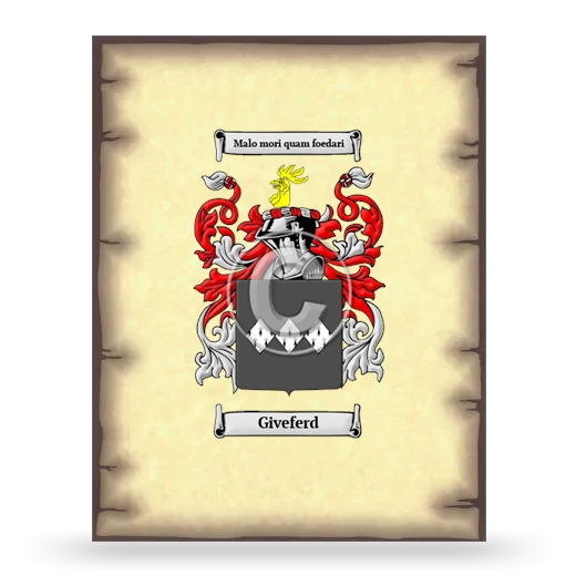 Giveferd Coat of Arms Print