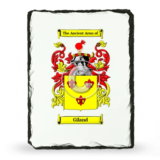 Giland Coat of Arms Slate