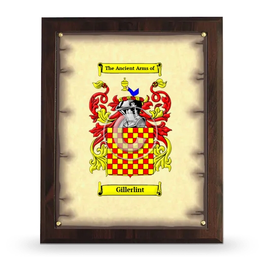 Gillerlint Coat of Arms Plaque