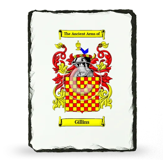 Gillins Coat of Arms Slate