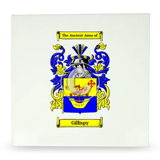 Gillispy Large Ceramic Tile with Coat of Arms