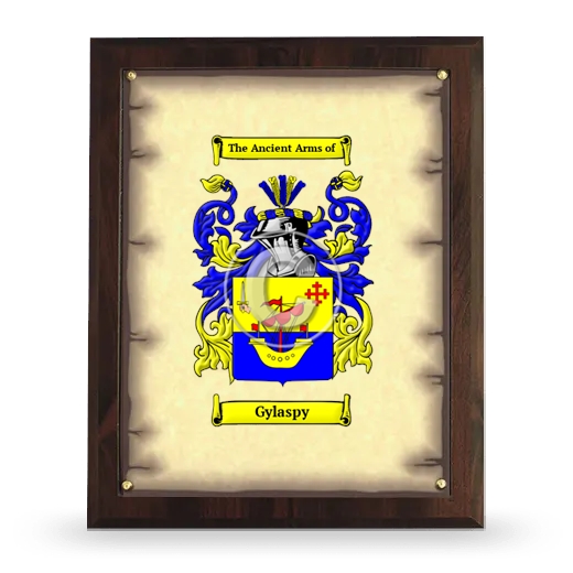 Gylaspy Coat of Arms Plaque