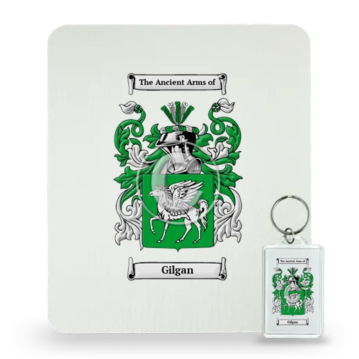 Gilgan Mouse Pad and Keychain Combo Package