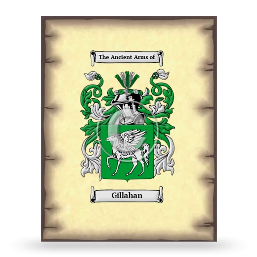 Gillahan Coat of Arms Print