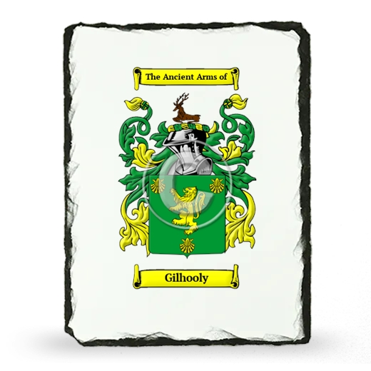 Gilhooly Coat of Arms Slate