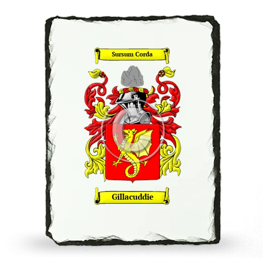 Gillacuddie Coat of Arms Slate