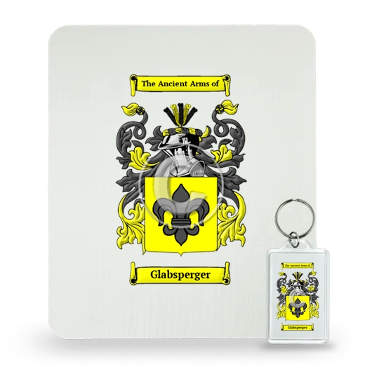 Glabsperger Mouse Pad and Keychain Combo Package
