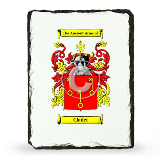 Gladet Coat of Arms Slate