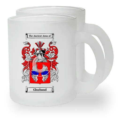 Gluzband Pair of Frosted Glass Mugs