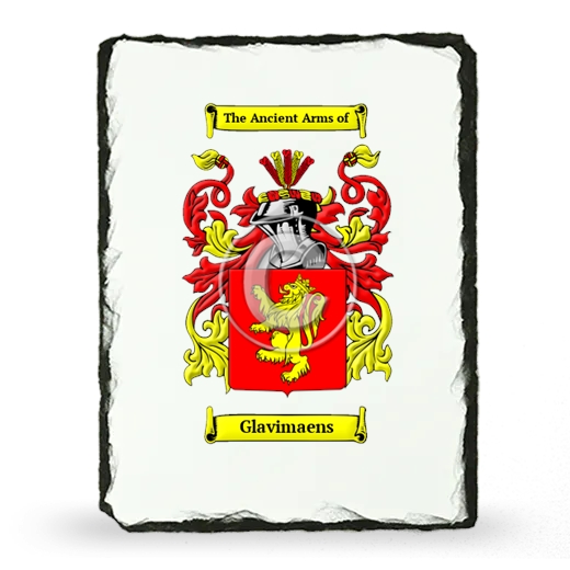 Glavimaens Coat of Arms Slate