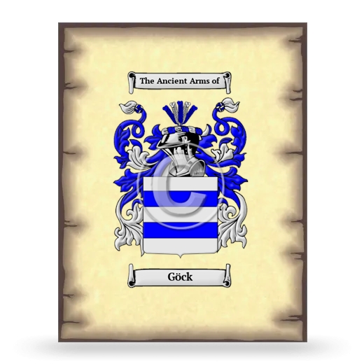 Göck Coat of Arms Print