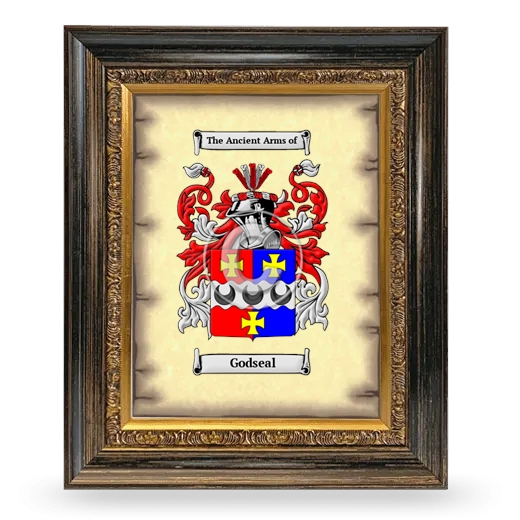 Godseal Coat of Arms Framed - Heirloom