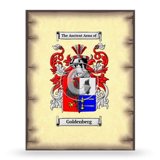 Goldenberg Coat of Arms Print