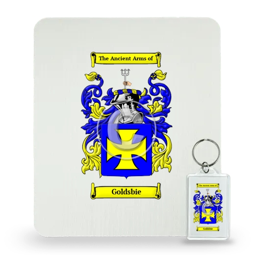 Goldsbie Mouse Pad and Keychain Combo Package