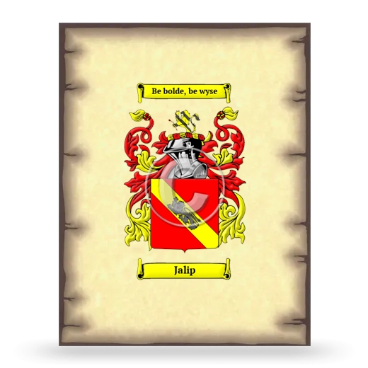 Jalip Coat of Arms Print