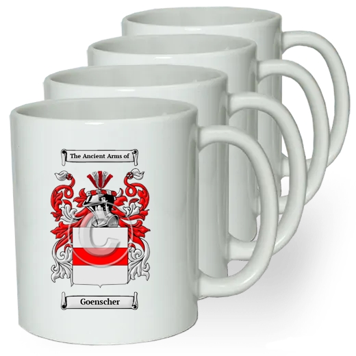 Goenscher Coffee mugs (set of four)