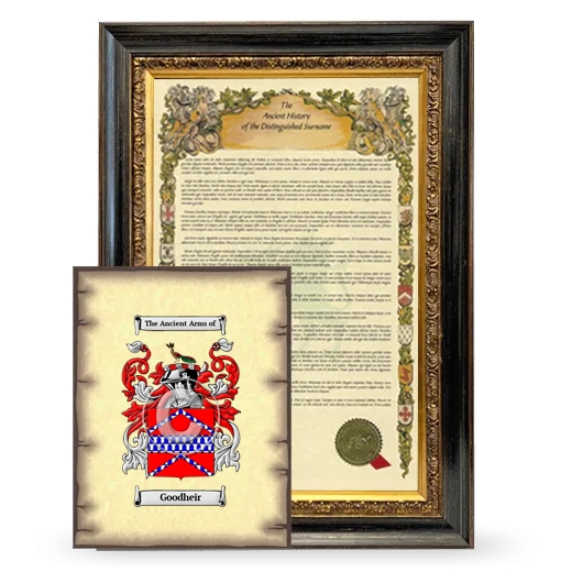 Goodheir Framed History and Coat of Arms Print - Heirloom