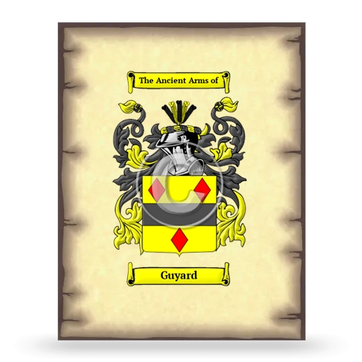 Guyard Coat of Arms Print