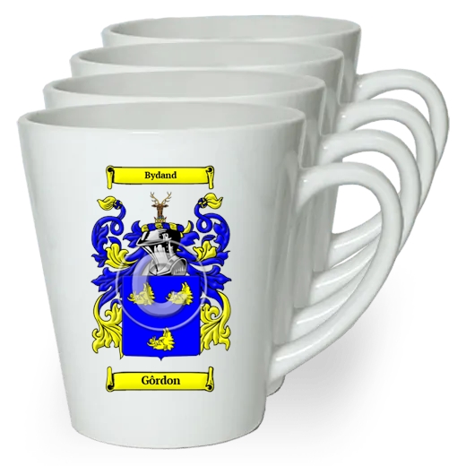 Gôrdon Set of 4 Latte Mugs