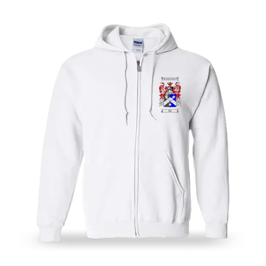 Gos Unisex Coat of Arms Zip Sweatshirt - White