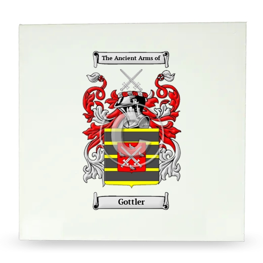Gottler Large Ceramic Tile with Coat of Arms
